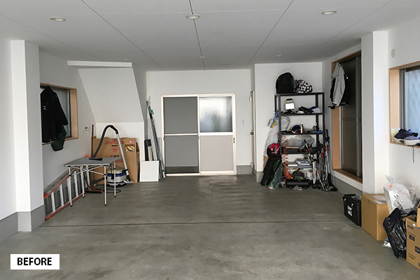 【お客様の声6】自宅ガレージを夢だったハウススタジオ&フラワーアレンジ教室に/大阪府大阪市 Y様邸